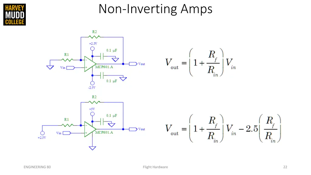 non inverting amps