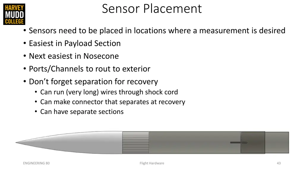 sensor placement