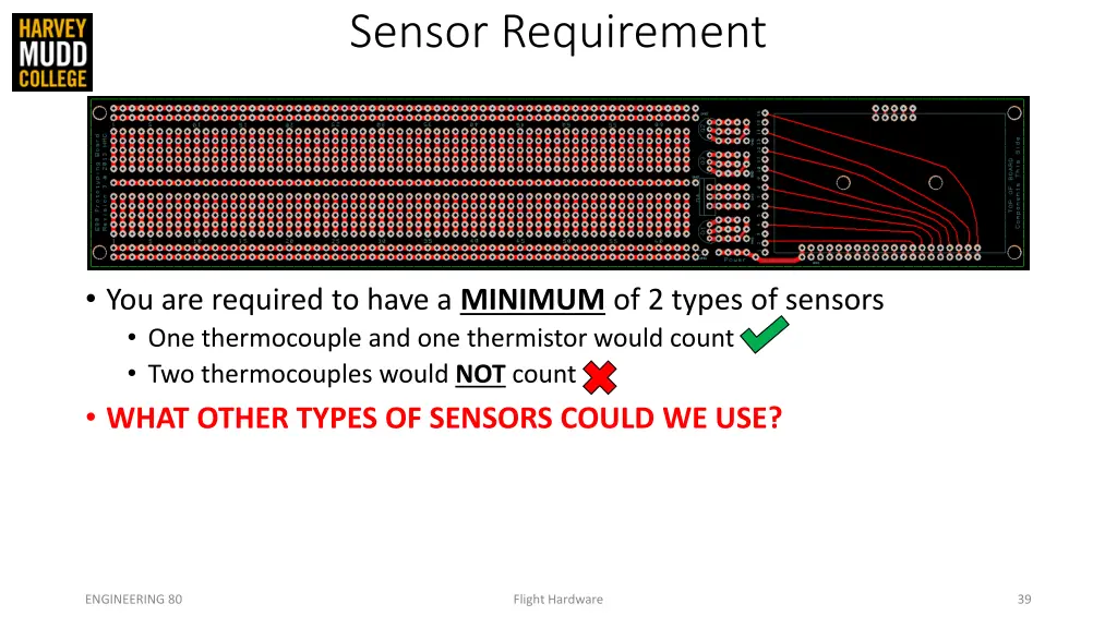 sensor requirement 2