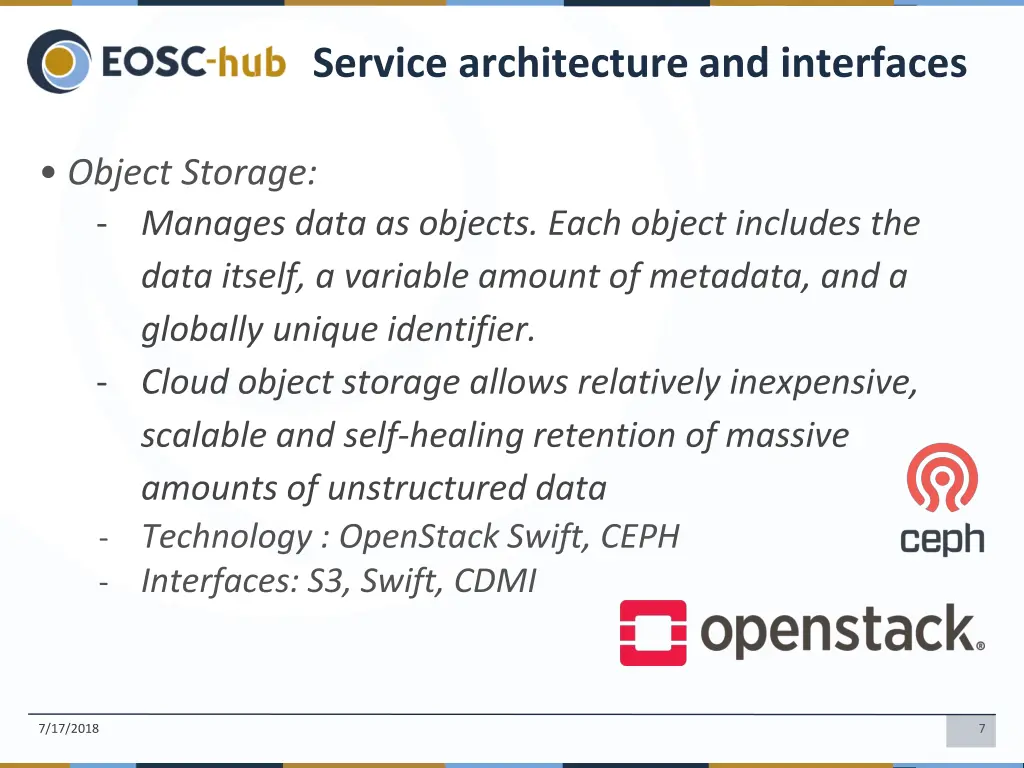 service architecture and interfaces 2