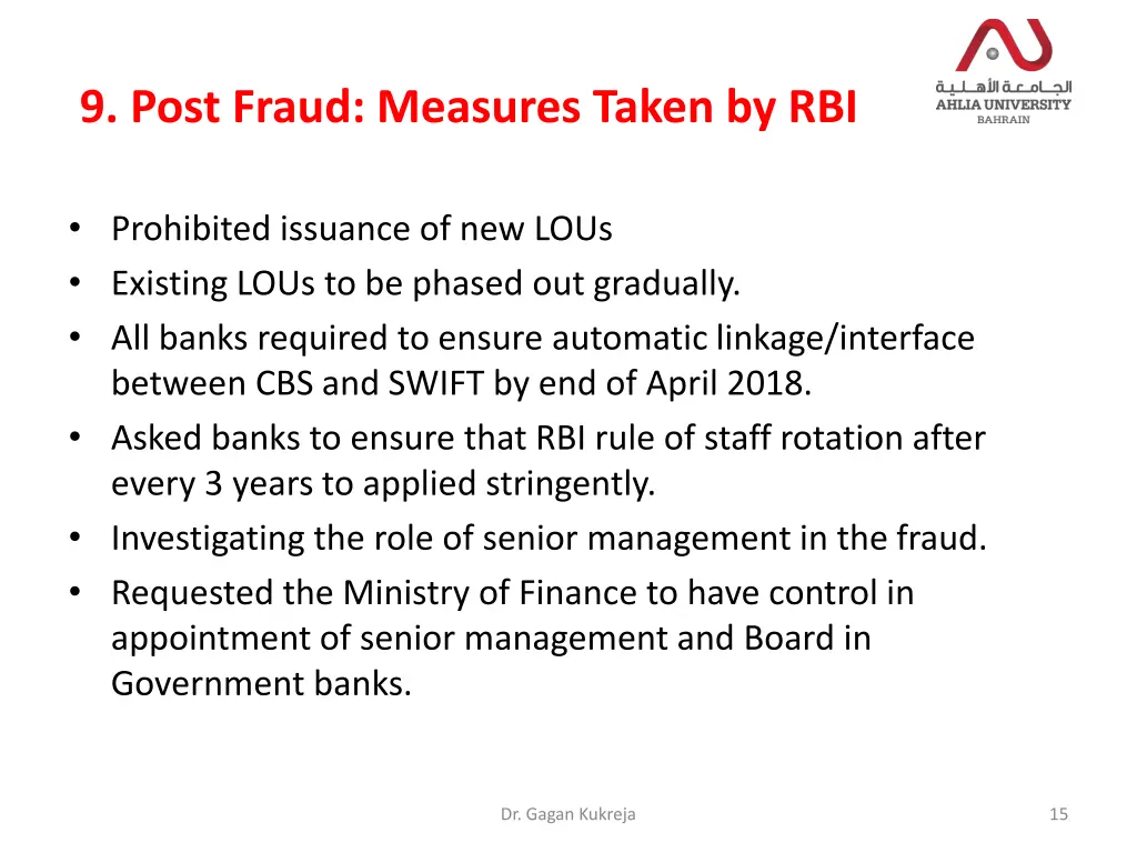 9 post fraud measures taken by rbi