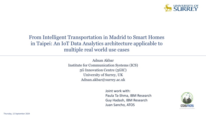 from intelligent transportation in madrid