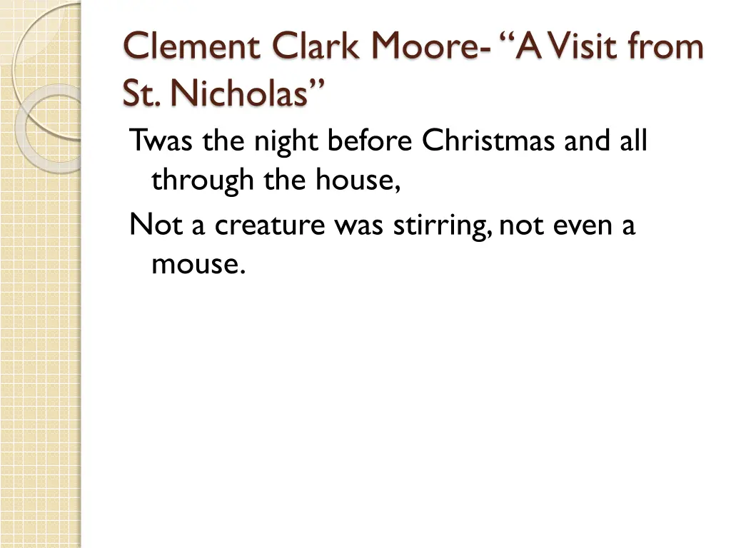 clement clark moore a visit from st nicholas twas