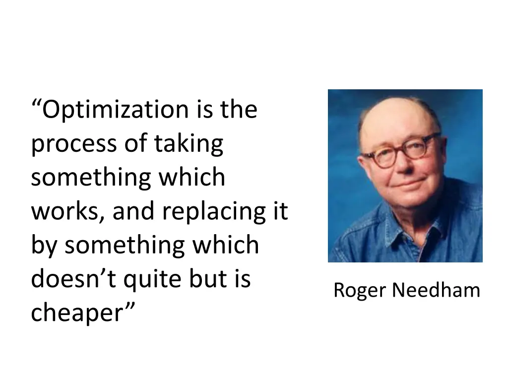 optimization is the process of taking something