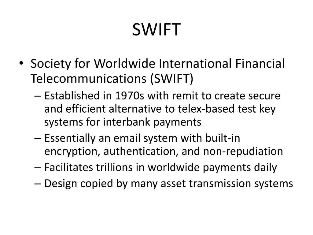 swift