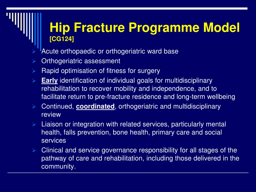 hip fracture programme model cg124