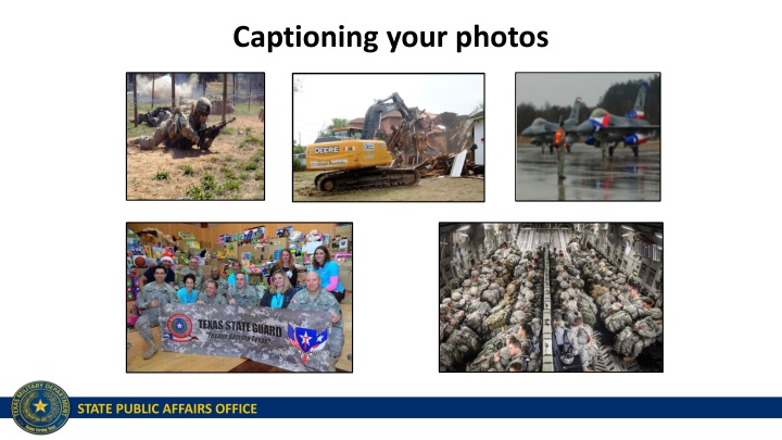 captioning your photos