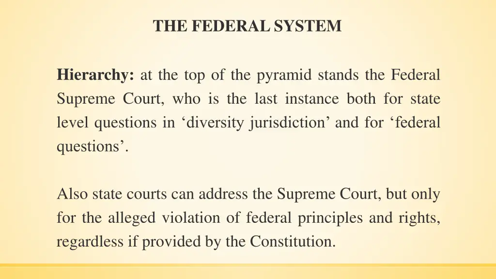 the federal system 6