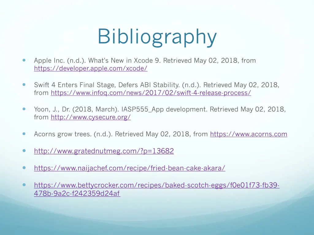 bibliography