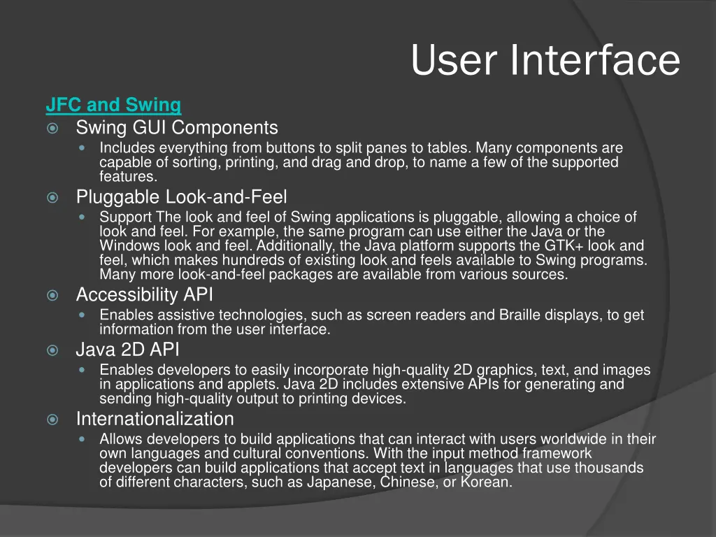 user interface 1