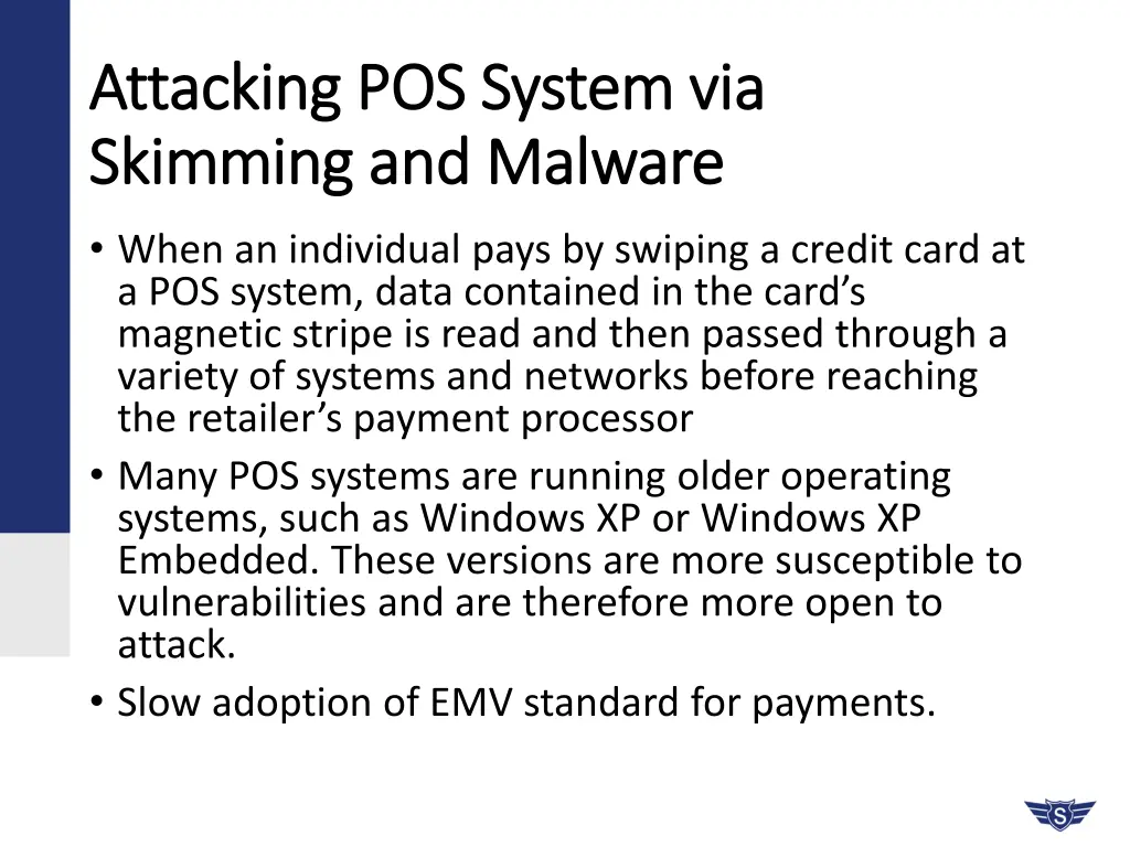 attacking pos system via attacking pos system