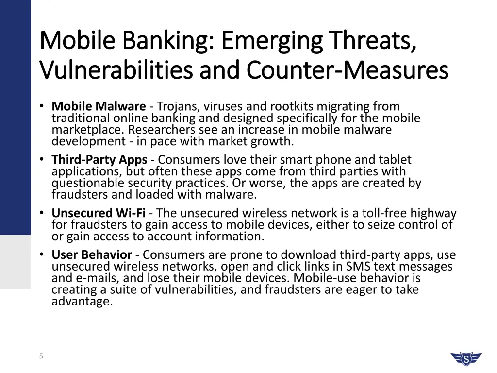 mobile banking emerging threats mobile banking