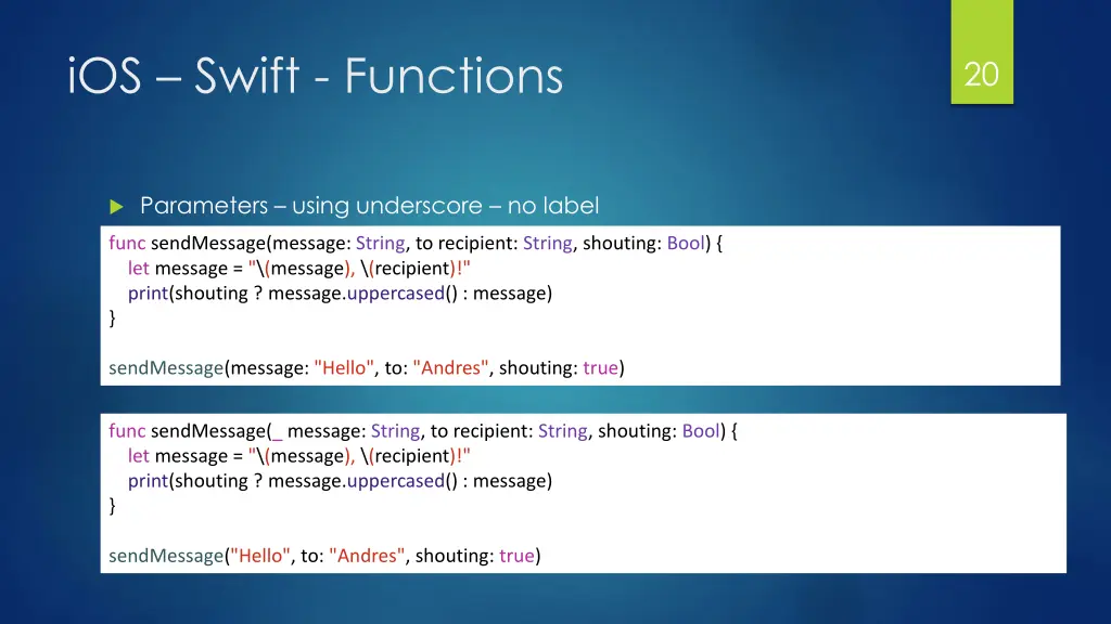 ios swift functions 4