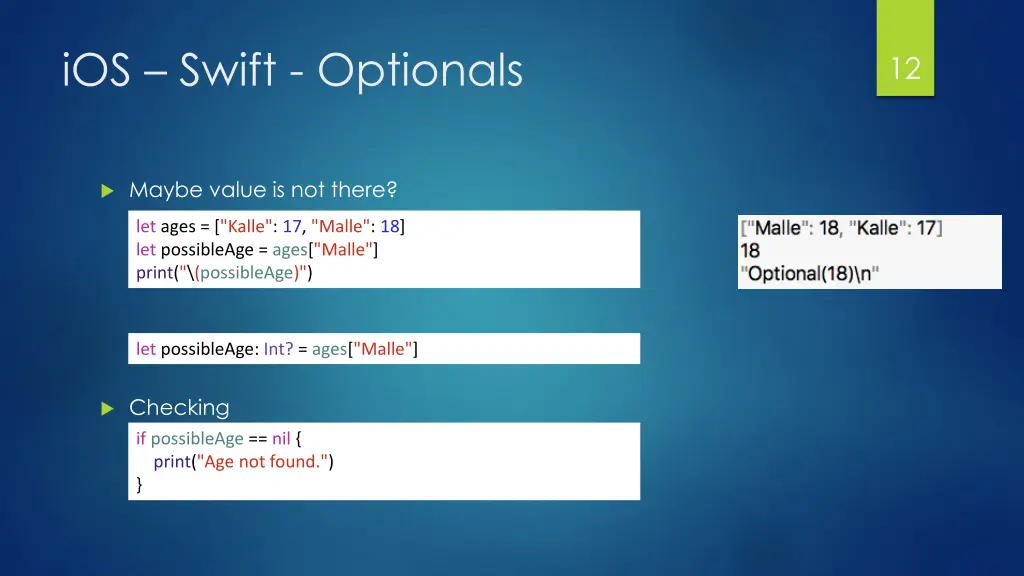 ios swift optionals