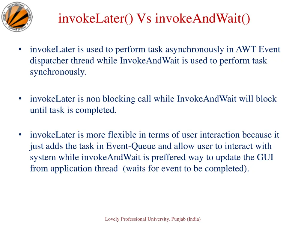 invokelater vs invokeandwait