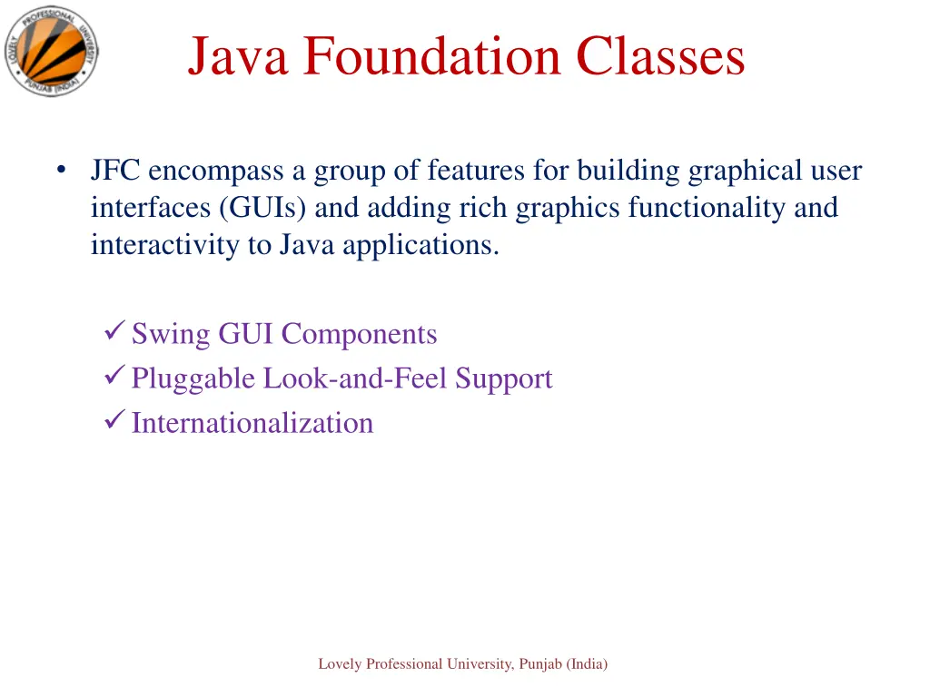 java foundation classes