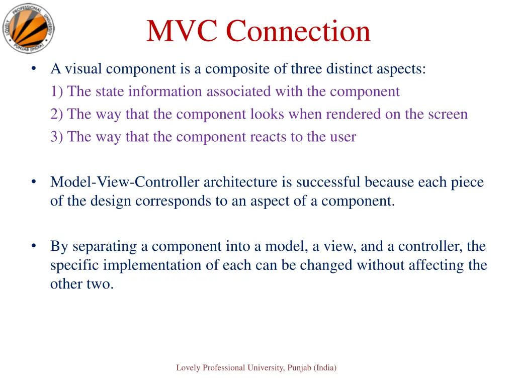 mvc connection