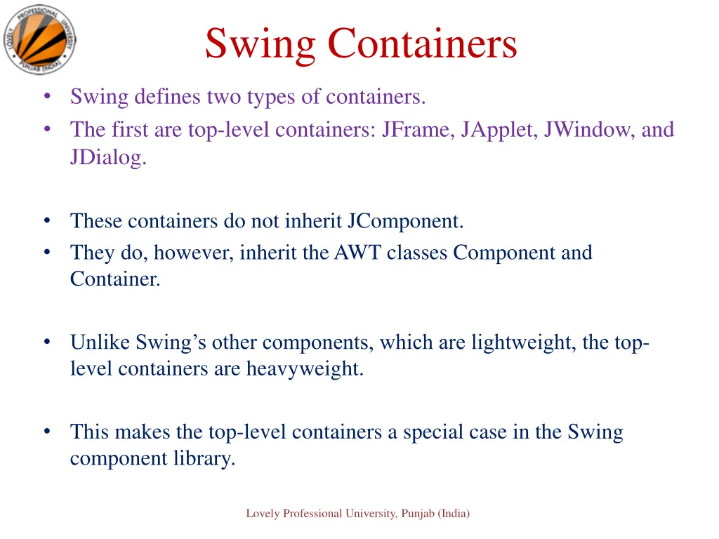 swing containers