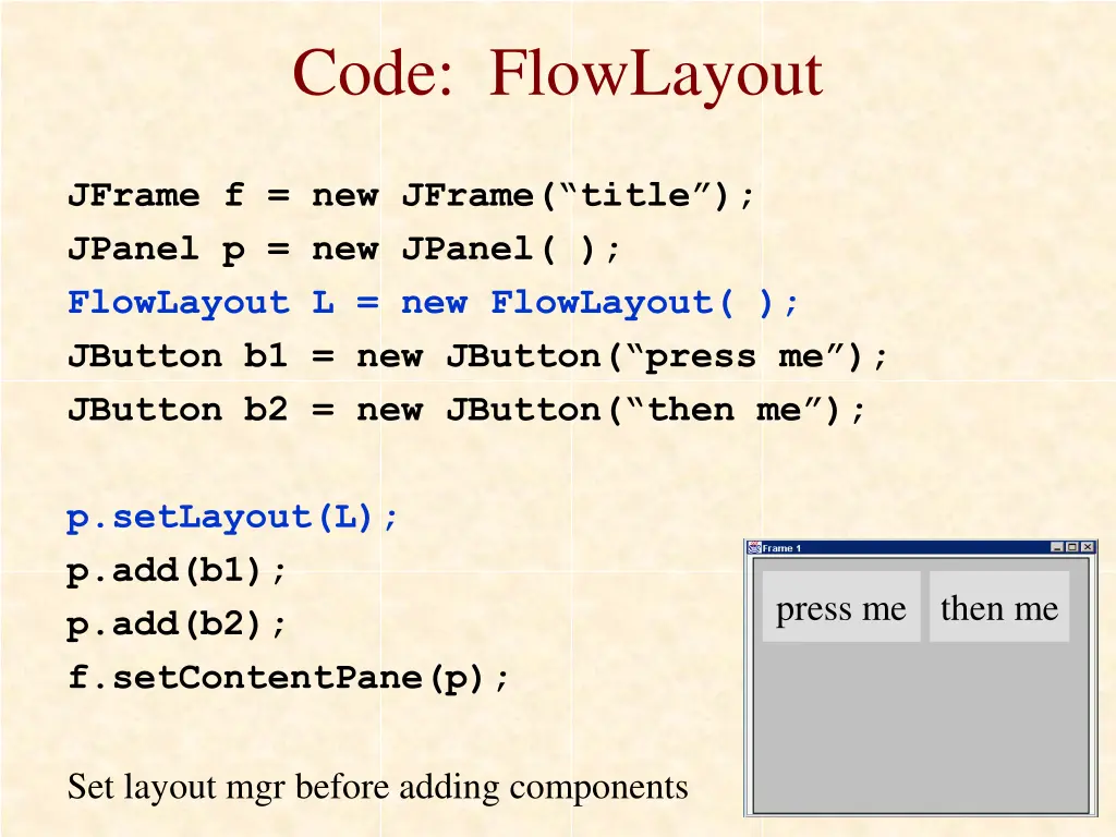 code flowlayout