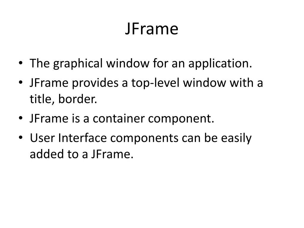 jframe