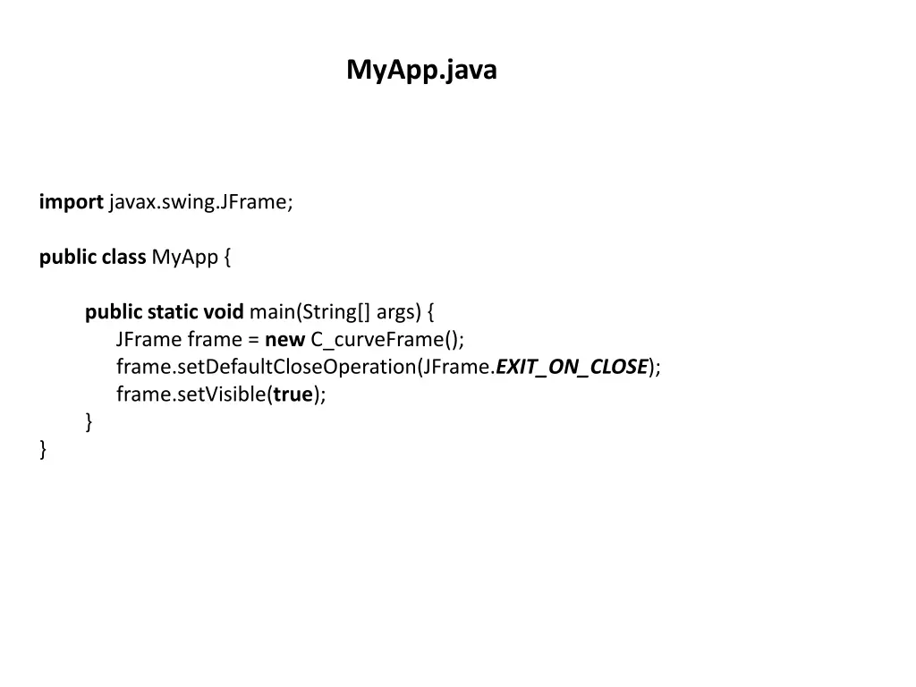 myapp java