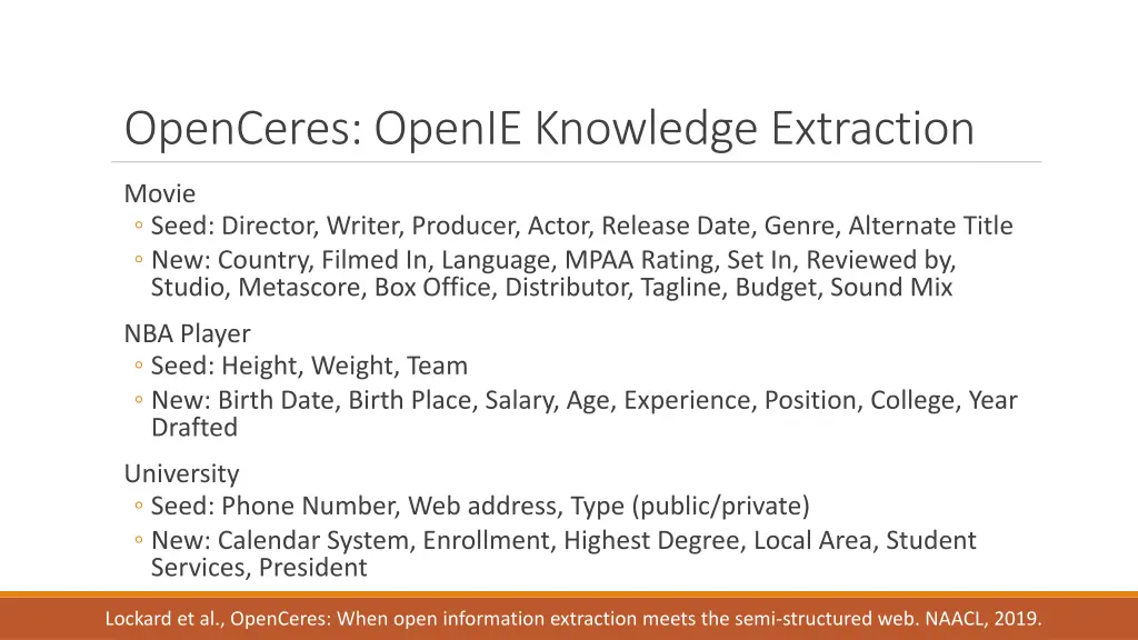 openceres openie knowledge extraction 1