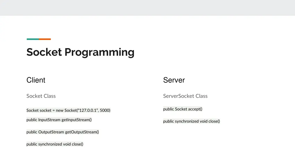 socket programming 1