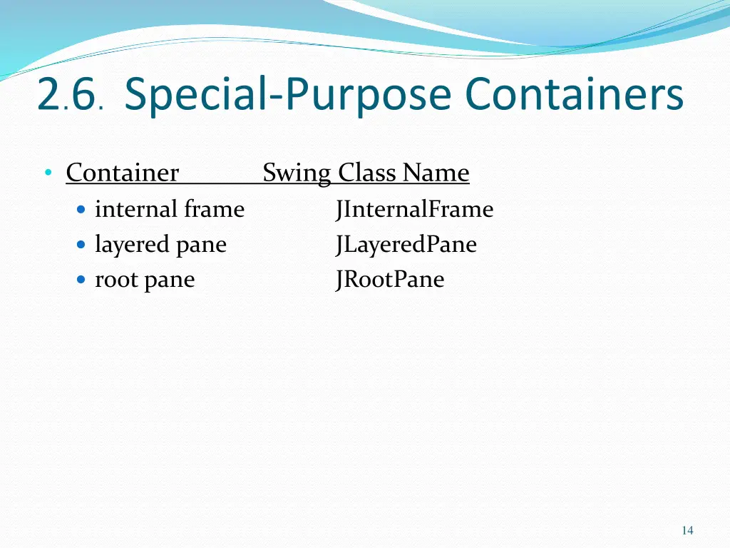 2 6 special purpose containers