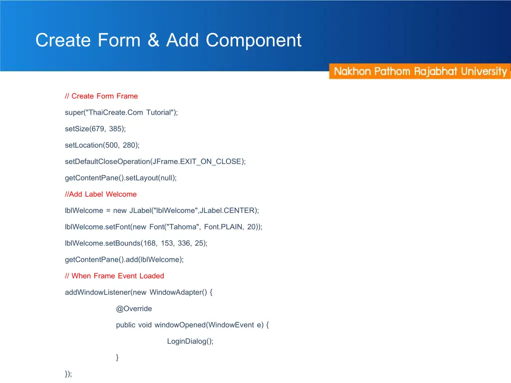 create form add component