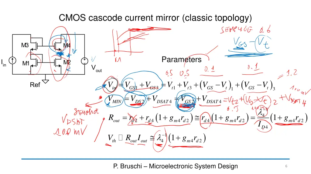 cmos cascode current mirror classic topology 2