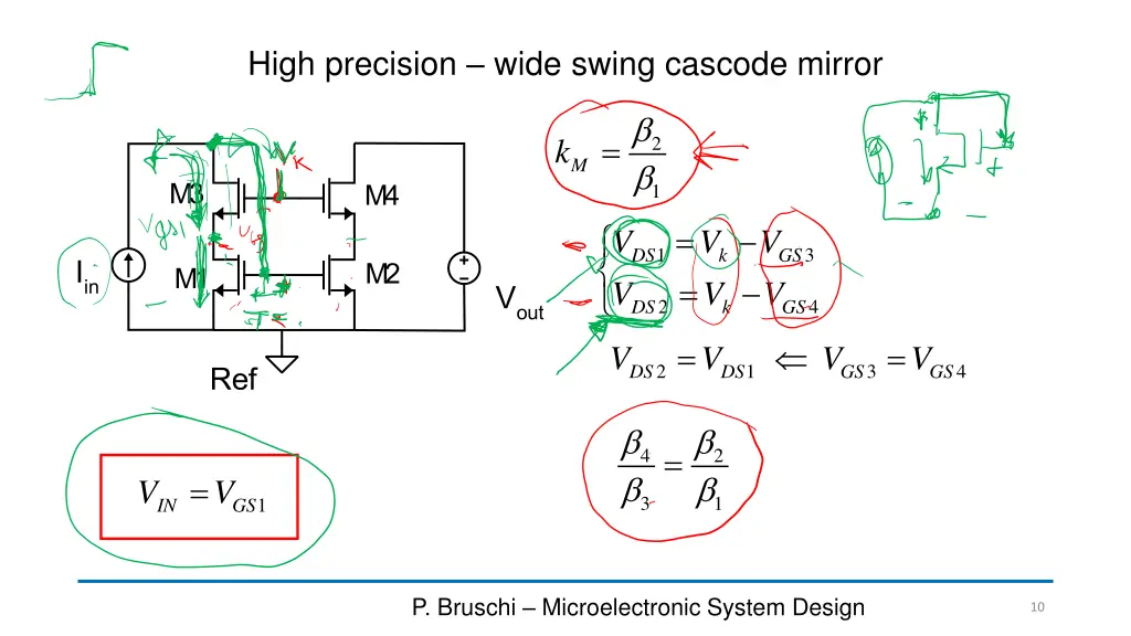 high precision wide swing cascode mirror