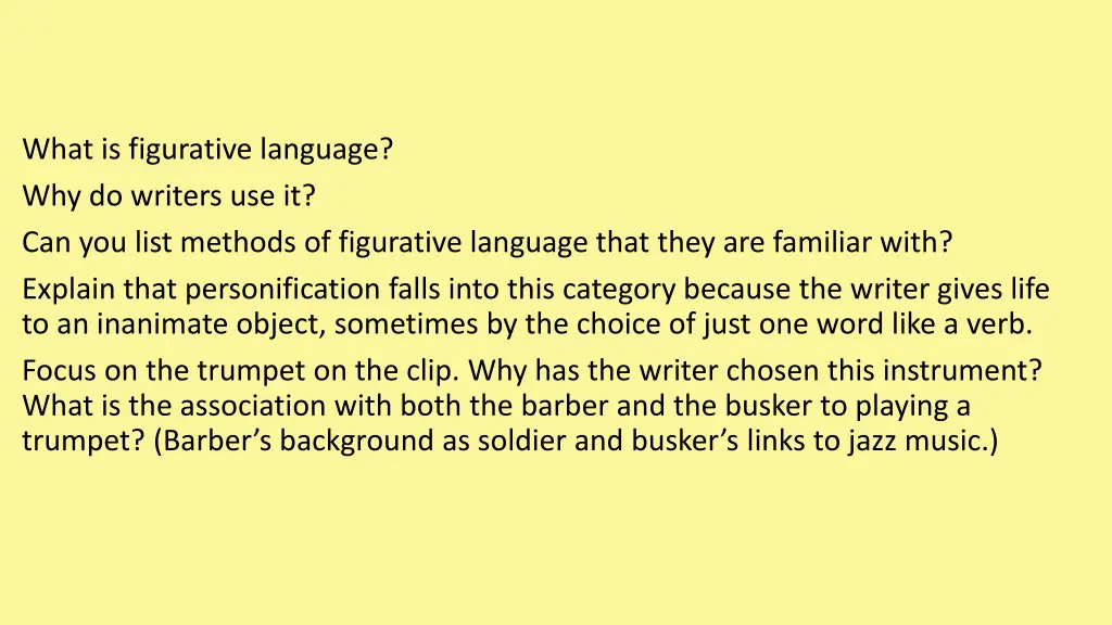 what is figurative language why do writers