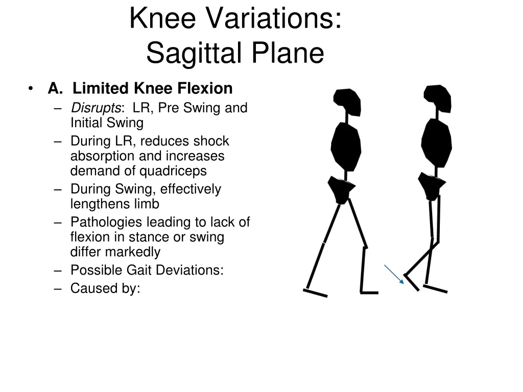 knee variations sagittal plane