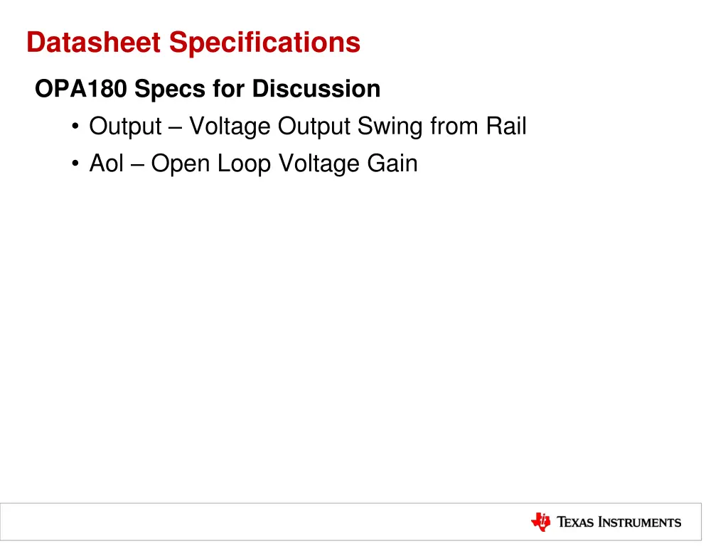 datasheet specifications