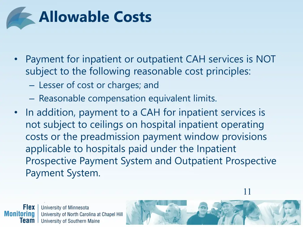 allowable costs