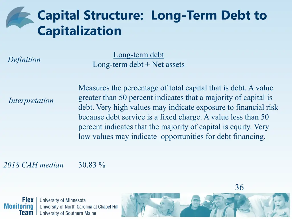 capital structure long term debt to capitalization