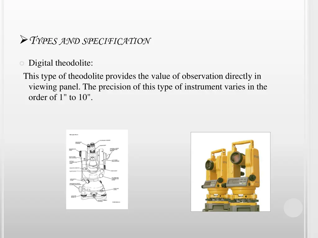 t ypes and specification 3