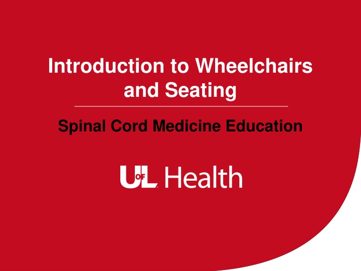 introduction to wheelchairs and seating