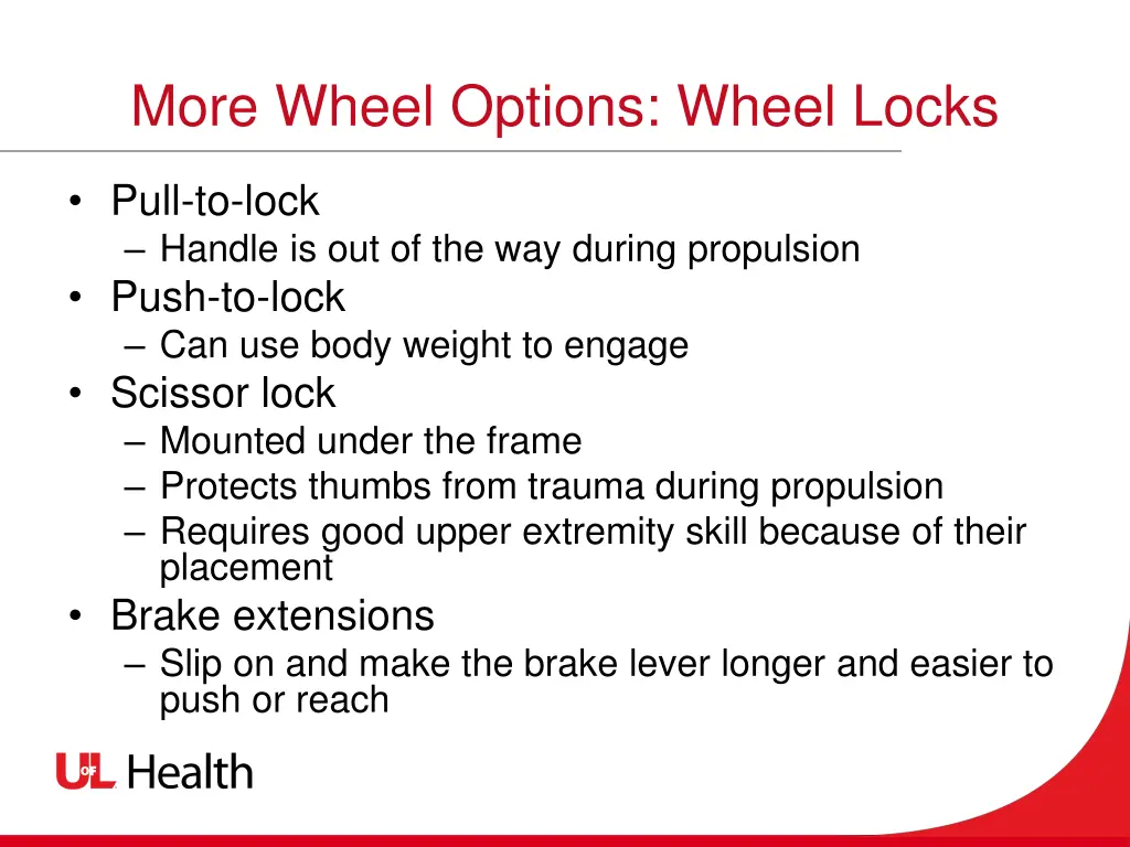 more wheel options wheel locks