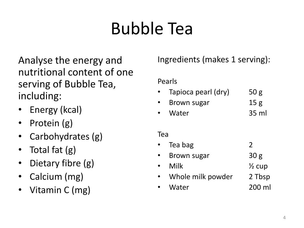 bubble tea