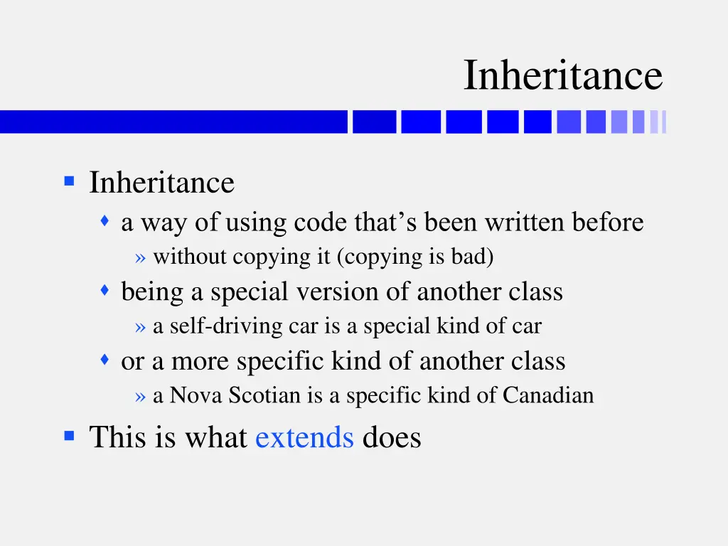 inheritance