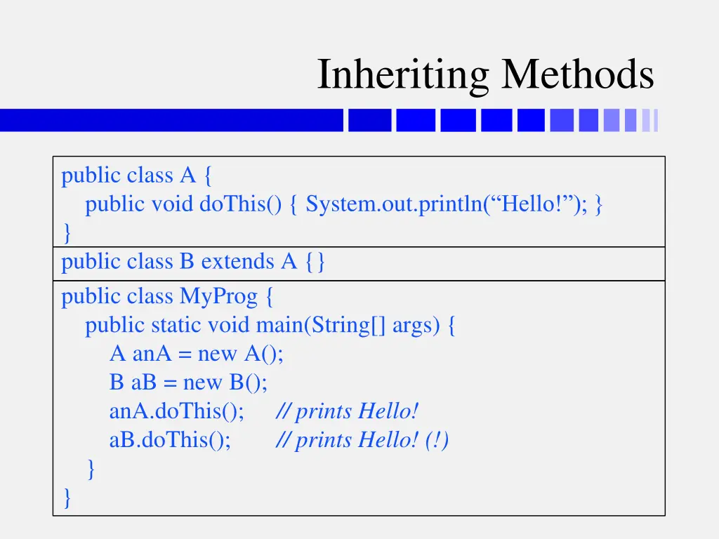 inheriting methods 1