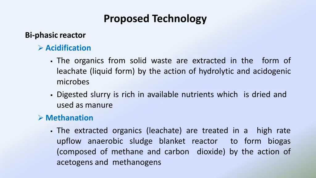 proposed technology