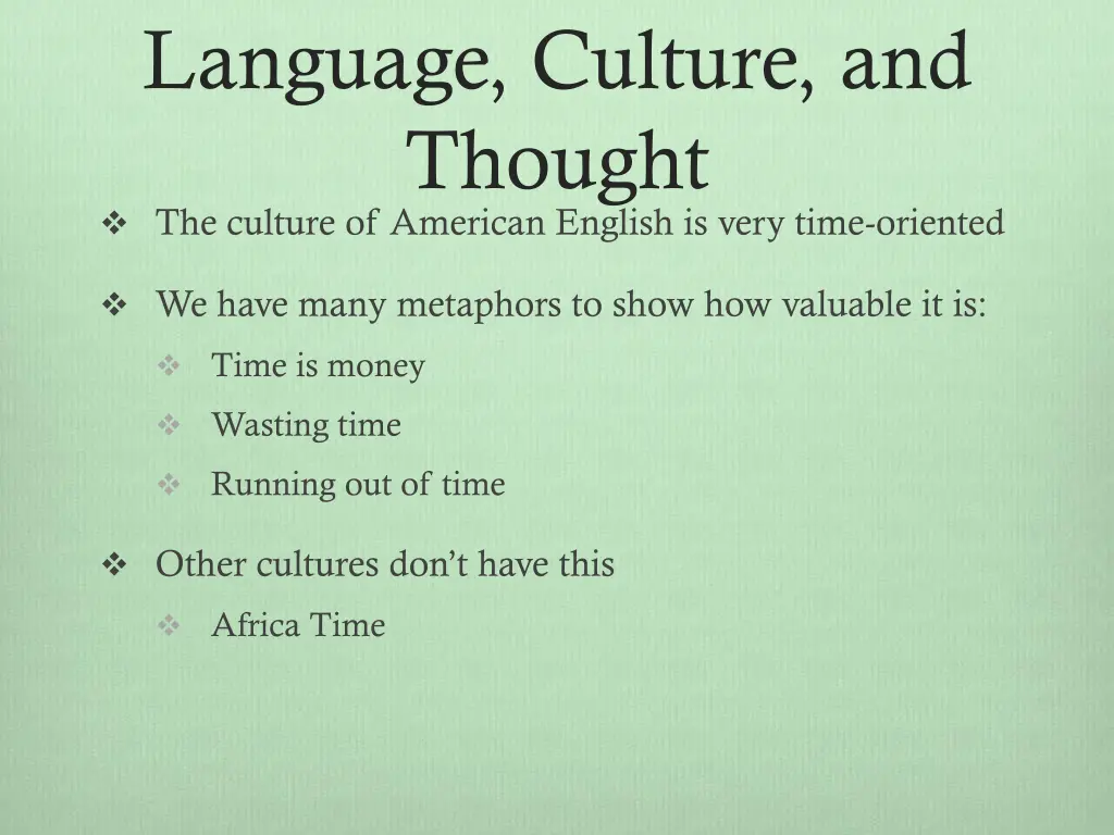 language culture and thought the culture