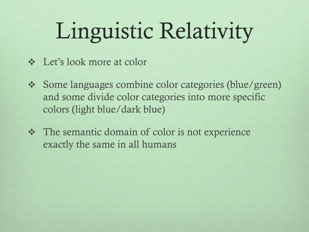 linguistic relativity 2