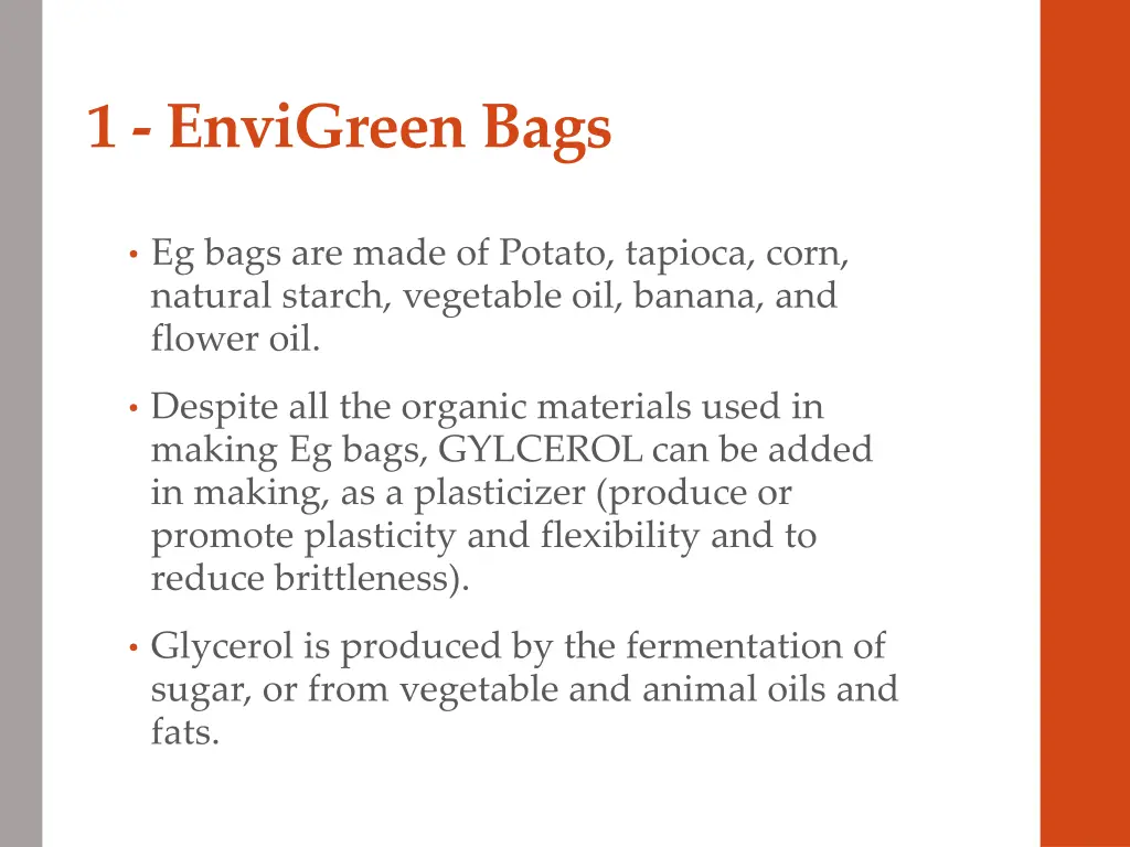 1 envigreen bags