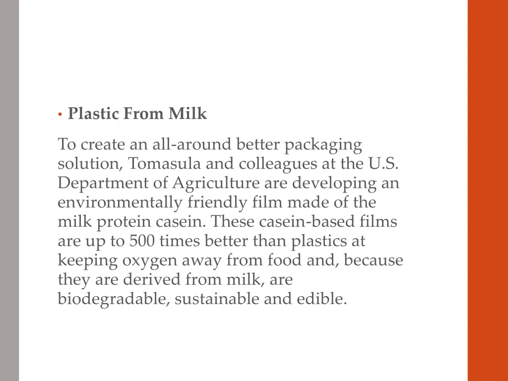 plastic from milk