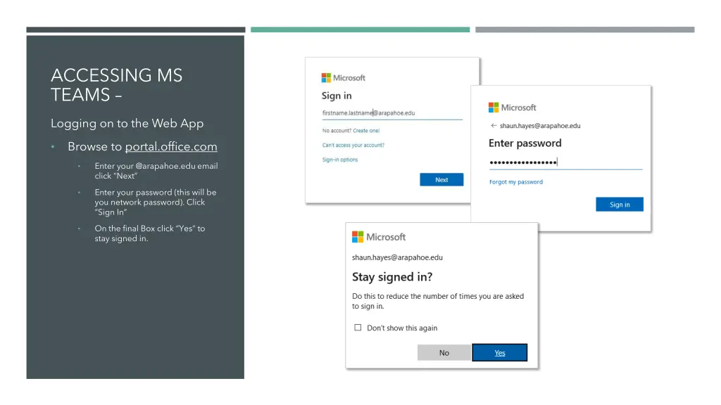 accessing ms teams