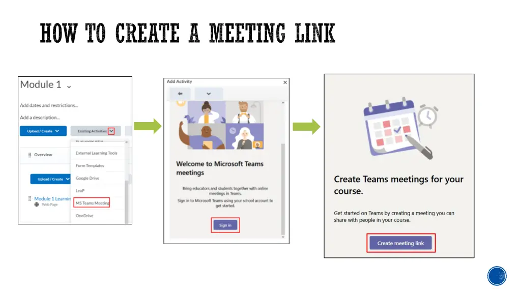 how to create a meeting link 1