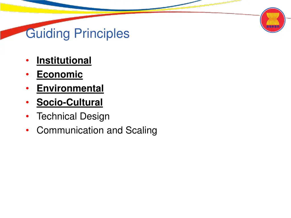 guiding principles